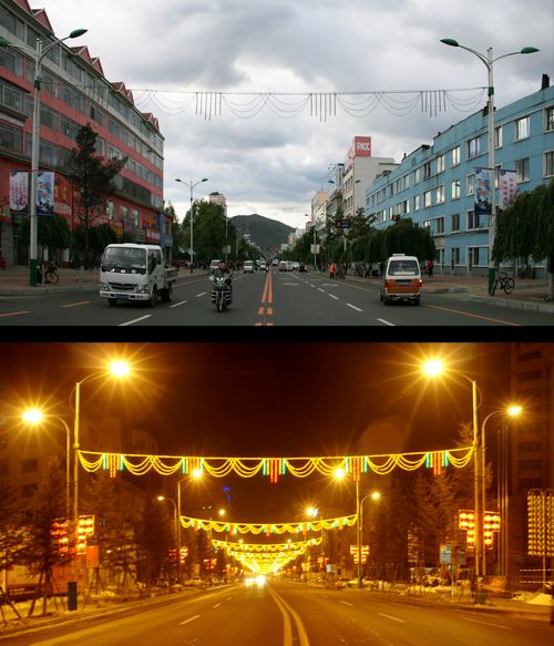 灯光隧道